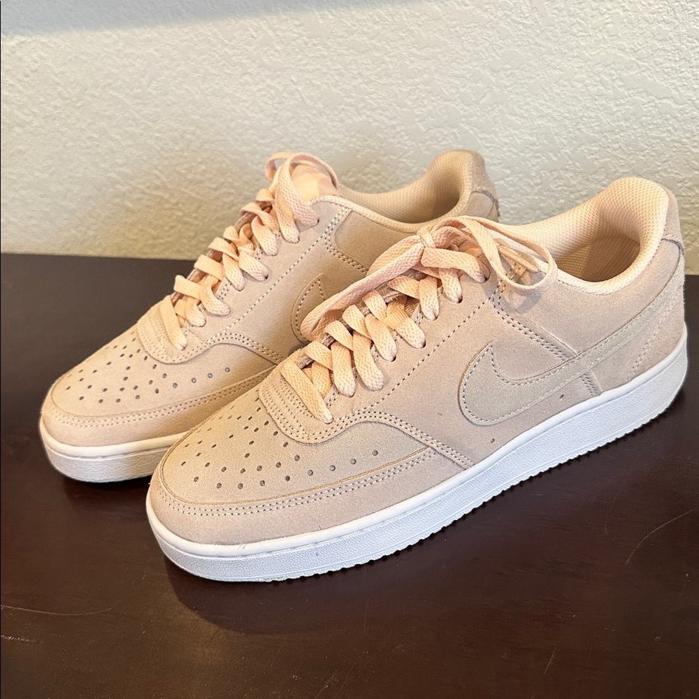 Nike women's court vision low 
blush pink- never worn